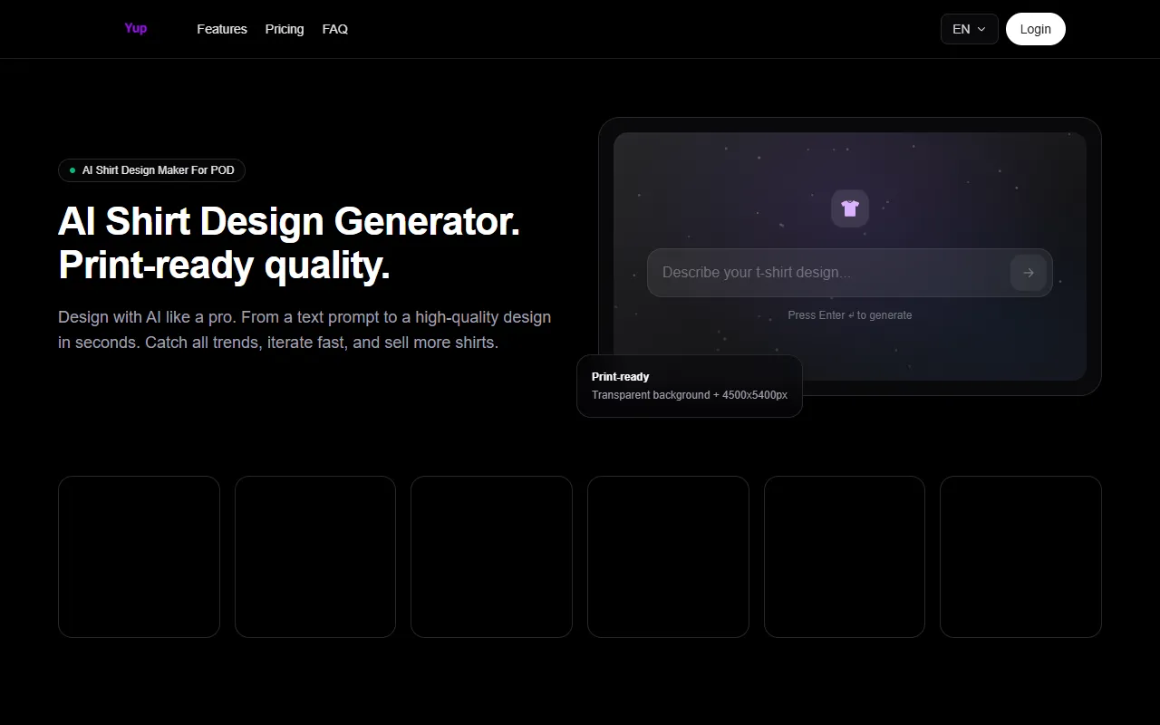 AI Shirt Design Generator - YupTees